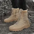Durable Combat Work Shoes - Khaki - 2