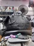 Babban Jakar Balaguro ta Sunsilk Leather Mai Inganci - Baƙar Fata - 2