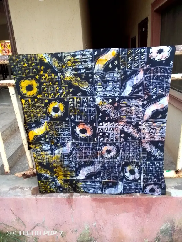Handmade Adire Fabric (4 Yards) - 1