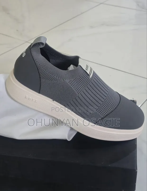 Original Boss Luxury Laceless Sneakers - Ash - 1