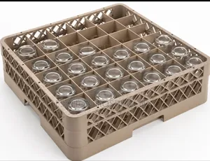 Commercial Glass Dishwasher Rack - Heavy-Duty