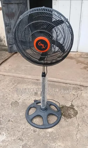 Starlite Black Standing Fan