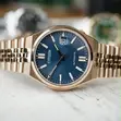 Citizen Tsuyosa Automatic Watch - Zinare Mai Haske Da Blue Dial - 1
