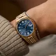 Citizen Tsuyosa Automatic Watch - Zinare Mai Haske Da Blue Dial - 3