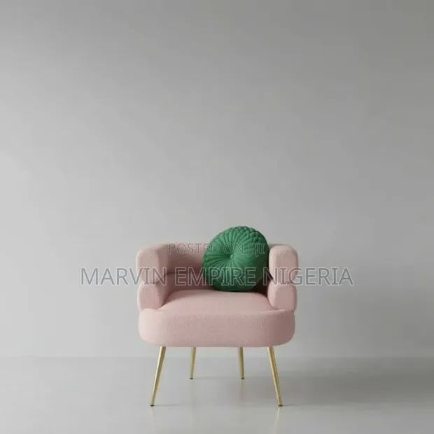 Home Interiors Accent Lounge Chair - Pink - 1