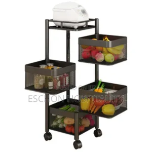 GE 5-Tier Rolling Kitchen Storage Rack - Baki