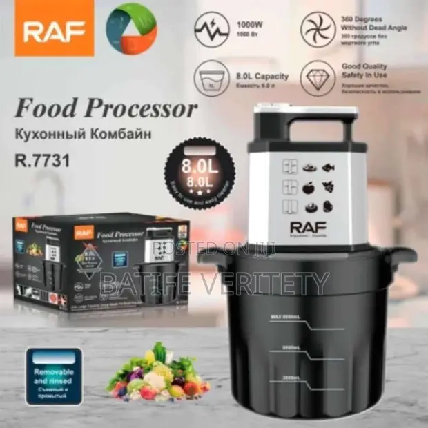 RAF 8L Food Processor 1000W - 1