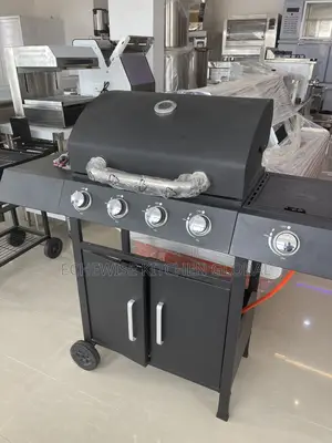 Brand New Hobart 4-Burner Gas Barbecue Machine