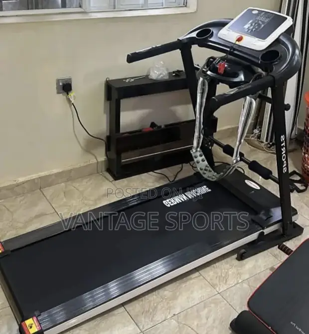 2HP Electric Treadmill with Massager - Brand New - 1