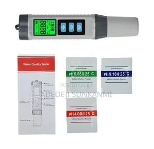 8-in-1 Water Quality Tester (pH, TDS, EC, ORP, Temp, SG, Salt, Cl)