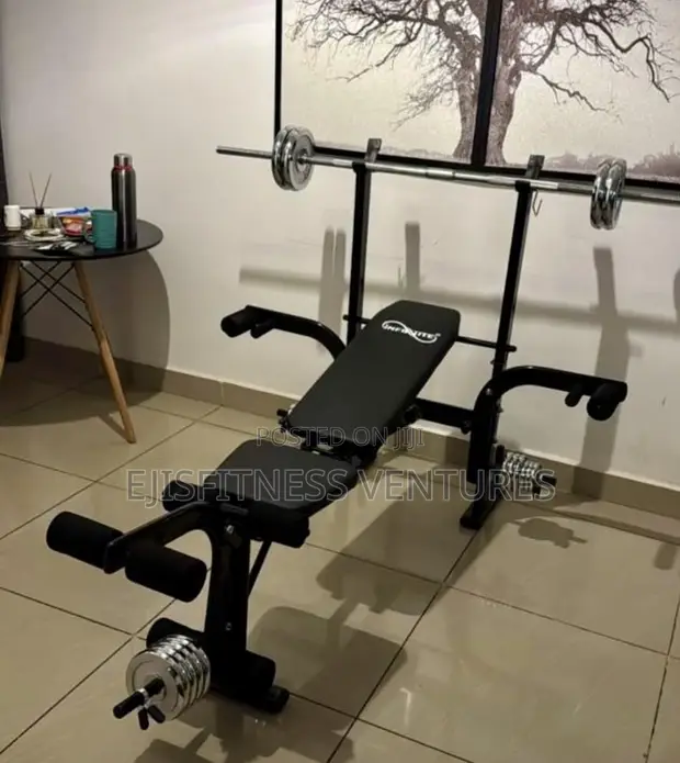 Bench Press with 50kg Weights - Brand New - 1