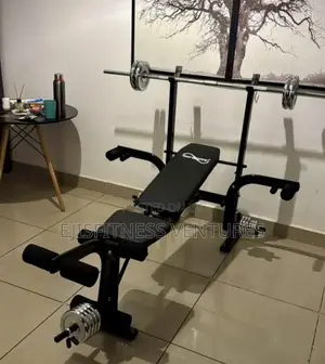 Bench Press with 50kg Weights - Brand New