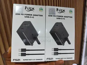 Flick 80W Super Fast Charger - Dual USB-C