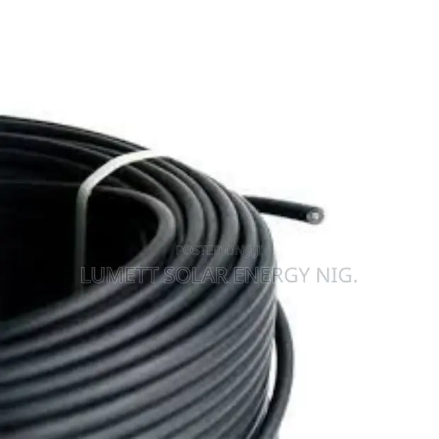 Galaxy Solar PV DC Cable 2 Core x 4mm, 100m Black Roll - 1