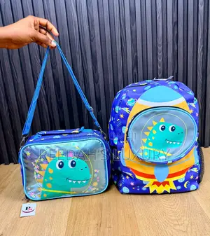 Luxury 2-in-1 Children's School Set (12-inch Bag & Lunch Bag)