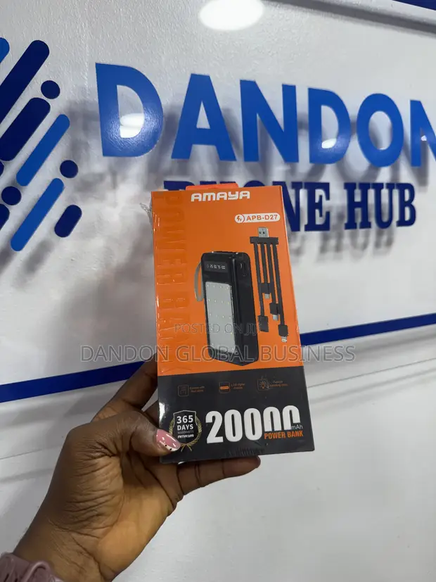 Amaya 20,000mAh Power Bank with Torchlight - 1