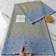 Original Swarovski Nail Lace Cotton Fabric - 4