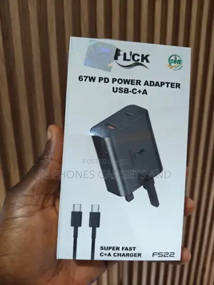 Original Flick 67W Super Fast Charger (USB-C + USB-A)
