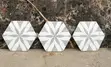 Hexagon Tiles - Llama Flower Pattern - 1