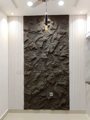 Luxury 3D Stone-Textured Wall Panel