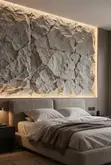 Luxury 3D Stone-Textured Wall Panel - 2