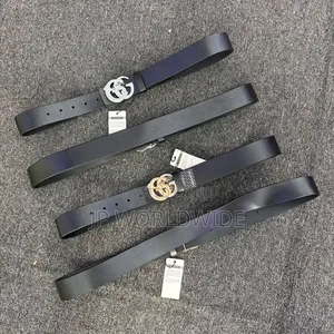 Luxury Men's Leather Belt - Gucci Style