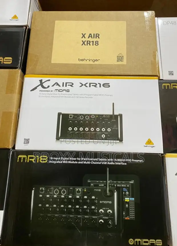 Behringer Midas Air Series Digital Wireless Mixers (MR18/XR18/XR16) - 1