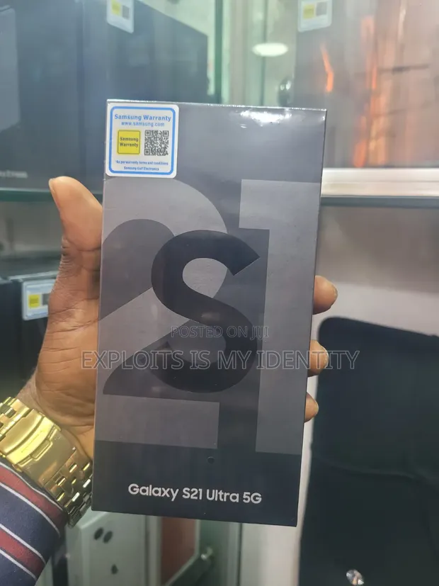 New Samsung Galaxy S21 Ultra 5G 128GB Black - 1