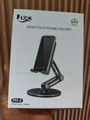 Flick PH-3 Desk Phone Holder - 2-Fold Long Super Stable