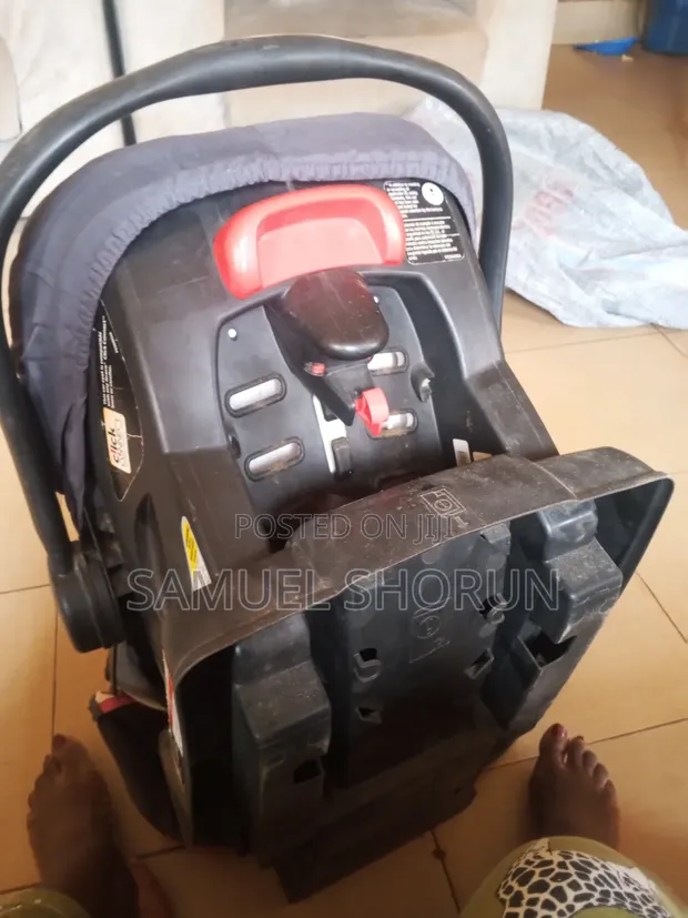 Baby Car Seat with Base - Pink - 1