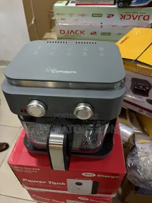 Qasa 6L Electric Air Fryer with Glass Bowl