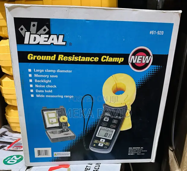 Ideal 61-920 Ground Resistance Tester - Clamp Meter - 1