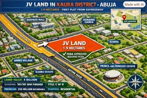 1.9 Hectares JV Land for Sale, Kaura District Abuja