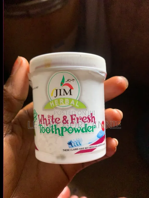 White & Fresh Tooth Powder - Daily Oral Care - 1