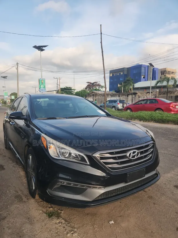 Hyundai Sonata 2015 Black - 1