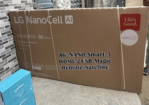 LG 86" NanoCell AI Smart TV (NANO80A Series) - Sabon Kayayyaki - 1