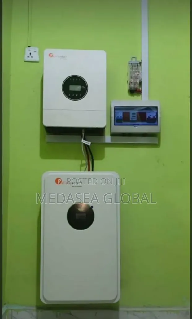 Complete Solar System Setup - 10kVA Inverter, 15kWh Battery - 1