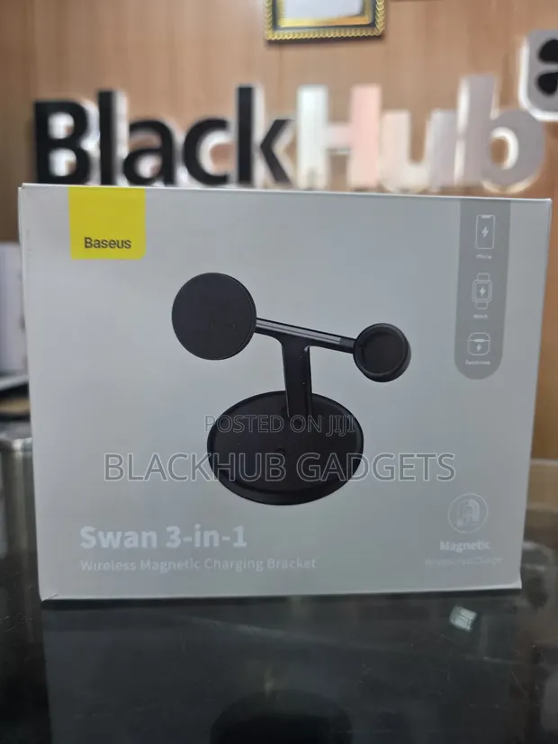 Baseus Swan 3-in-1 Wireless Magnetic Charging Bracket - 1