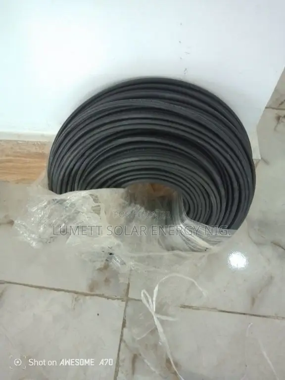 Galaxy 4mm² Twin Core Solar Cable 100m Roll Black - 1