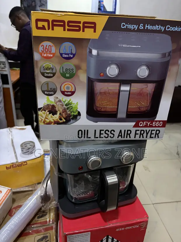 Qasa 6L Even Heating Air Fryer - 1