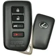 Lexus 4-Button Smart Key Fob Remote Shell - 1