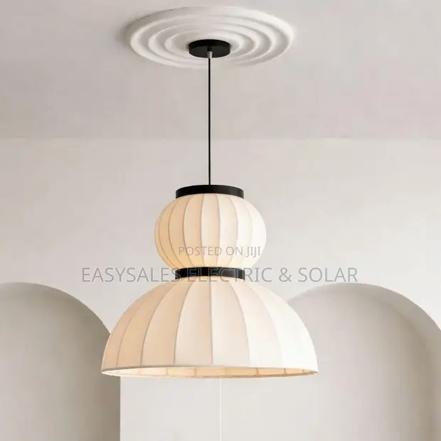 2025 Japanese Wabi Sabi Silk LED Pendant Light - 1