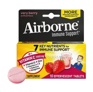 Airborne Immune Support Effervescent Tablets - Very Berry, 10s