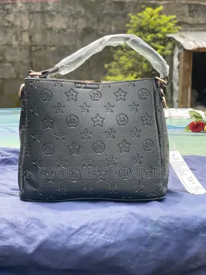 Louis Vuitton Black Leather Handbag