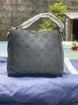 Louis Vuitton Black Leather Handbag - 2