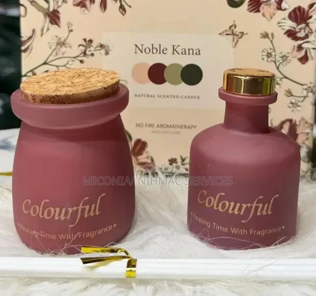 No Fire Aromatherapy Scented Candle and Diffuser Set - 1