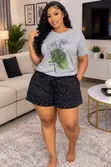 UK Edition Loungewear Set - Sage Green Patterned - 2