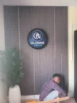 3D Reception Office Signage with Light - 3
