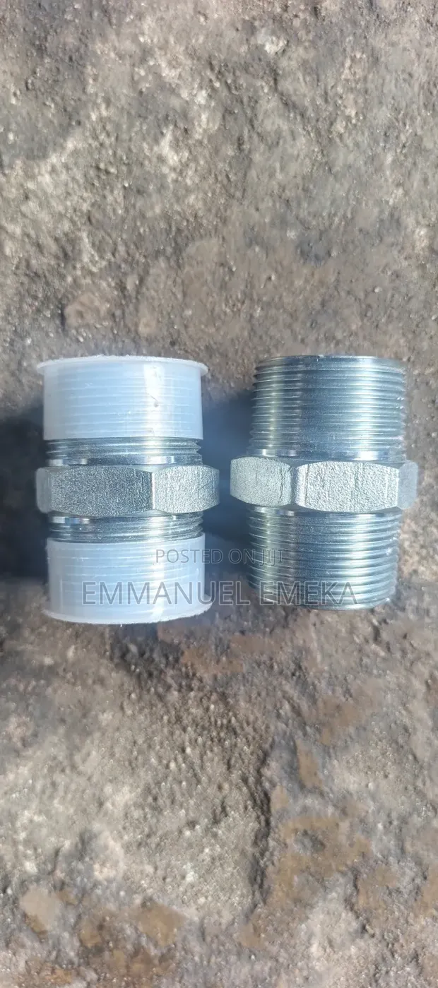1 1/4" Steel Hex Nipples - 1