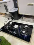 5-Burner Built-in Gas Cooktop/Hob - Black Glass - 2